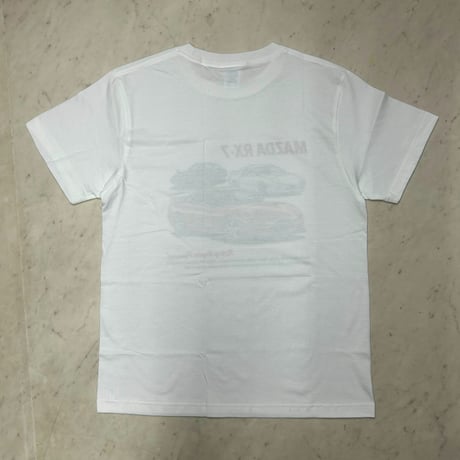 JAPANデザイン MAZDA マツダ RX-7 半袖Tシャツ ロータリーエンジン スポーツカー (JPN-T93)
