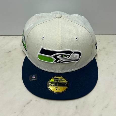 米国仕様 NEWERA 59FIFTY ニューエラ NFL シーホークス SEA Seahawks 40season (29-3)