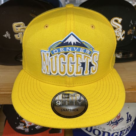USA限定 9FIFTY ニューエラ NBA デンバー ナゲッツ Nuggets キャップ ヴィンテージゴールド (950-288)