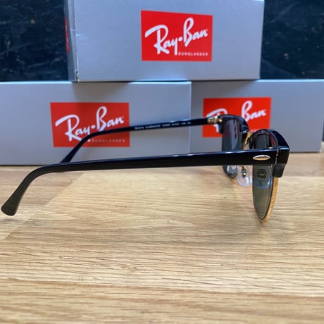 Ray-Ban レイバン CLUBMASTER クラブマスター イタリア製 RB3016 エボニィ ゴールド (0RB25)