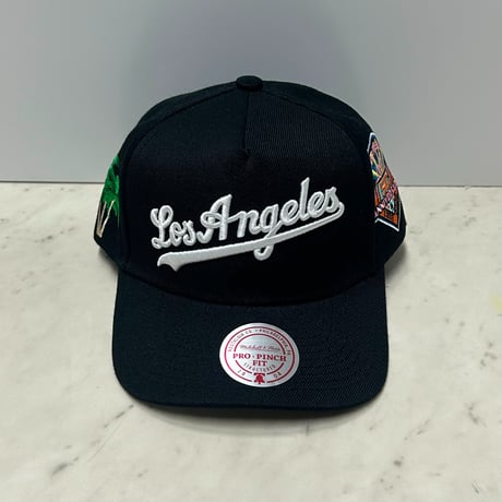 USA仕様 Mitchell and Ness ロサンゼルス ドジャース LA Dodgers CITY LOVE キャップ (MNC7)