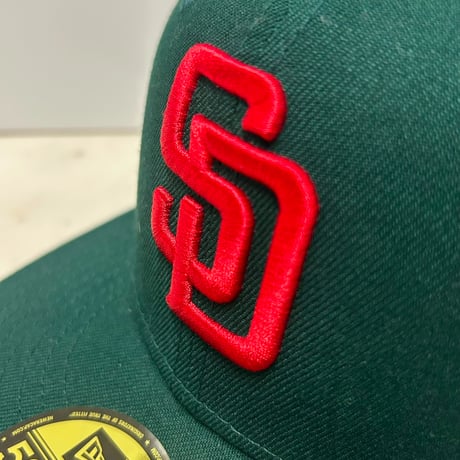 海外限定 NEWERA ニューエラ Pre Curved 59FIFTY 2016年 オールスターゲーム SD Padresパドレス 緑 (23-17)