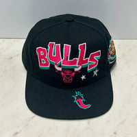 USA仕様 Mitchell and Ness シカゴ ブルス Bulls Hardwood Classics Stars Select キャップ (MNC2)