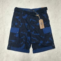ROCAWEAR ロカウェア 5BORO CAMO オリジナル迷彩柄 カーゴ ショートパンツ ベルト付き (SJNS78)