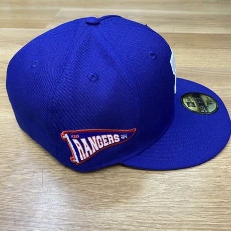 米国仕様 59FIFTY ニューエラ Newera  テキサス レンジャーズ TEX Rangers 1972 Flag キャップ  (28-12)