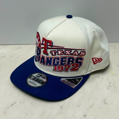 USA仕様 ニューエラ MLB 9Fifty Aフレーム Rangers テキサス レンジャーズ Vintage Logo キャップ (950-289)