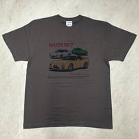 JAPANデザイン MAZDA マツダ RX-7 半袖Tシャツ ロータリーエンジン スポーツカー (JPT94)
