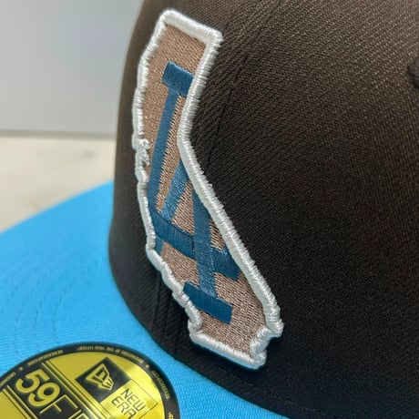 米国仕様 59FIFTY ニューエラ Newera LA Dodgers ロサンゼルス ドジャース State キャップ (15-62)