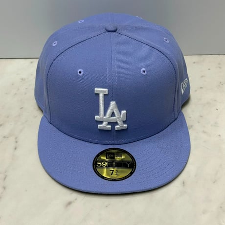 米国仕様 59FIFTY ニューエラ Newera ロサンゼルス ドジャース Dodgers ラベンダー Special Colorway (15-58)