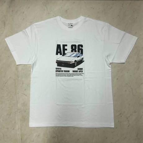 JAPANデザイン TOYOTA トヨタ SPRINTER TRUENO AE86 スプリンター 半袖Tシャツ 旧車 (JPN-T96)