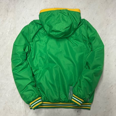米国仕様 JHデザイン NBA シアトル スーパーソニックス Supersonics リバーシブル スタジアムジャンパー (JH-45)