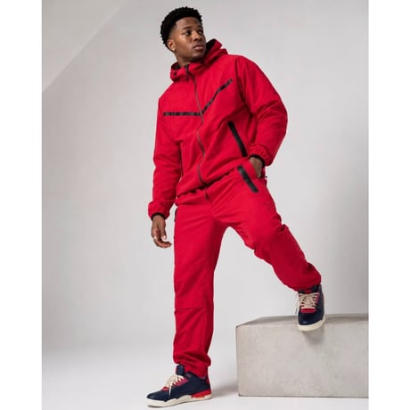 米国発 REPUBLIC Collection リパブリック コレクション Nylon Tech ナイロン テック セットアップ 赤 (SET56)