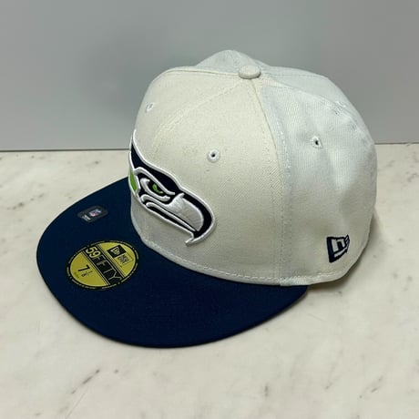 米国仕様 NEWERA 59FIFTY ニューエラ NFL シーホークス SEA Seahawks 40season (29-3)