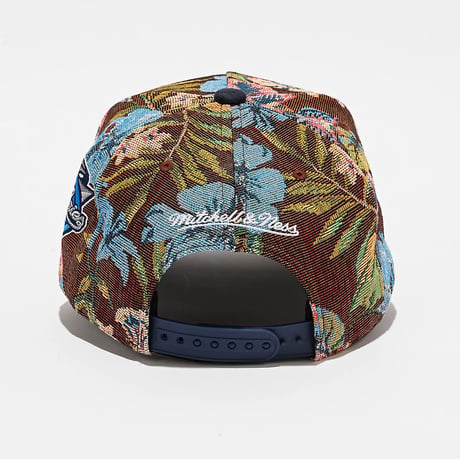 USA仕様 Mitchell and Ness ニューヨーク ヤンキース NY Yankees Tapestry Floral キャップ (MNC6)