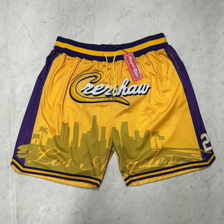 USA限定 Headgear Classics ヘッドギアクラシックス Basketball Shorts メッシュ バスパン Crenshaw (HGC-P3)