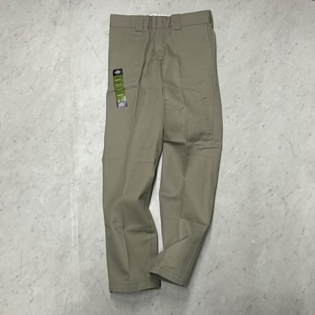 本場USAモデル Dickies ディッキーズ 873 Slim Fit Work Pants スリムフィット ワークパンツ カーキ (JNS270)
