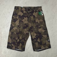 米国ブランド LRG エルアールジー Camo Army Cargo Shorts 迷彩 モノグラム カーゴ ショートパンツ (SJNS70)