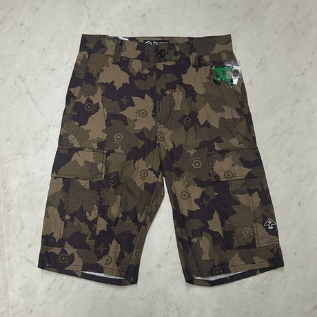 米国ブランド LRG エルアールジー Camo Army Cargo Shorts 迷彩 モノグラム カーゴ ショートパンツ (SJNS70)