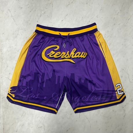 USA限定 Headgear Classics ヘッドギアクラシックス Basketball Shorts メッシュ バスパン 24 Crenshaw (HGC-P6)