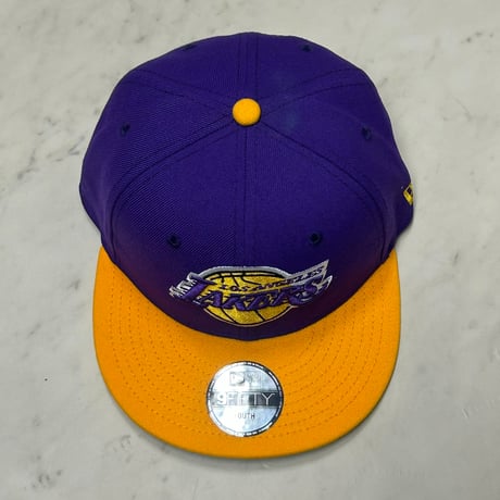 YOUTH 米国仕様 9FIFTY NEWERA ニューエラ NBA ロサンゼルス レイカーズ LA Lakers キャップ (950-283)