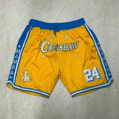 USA限定 Headgear Classics ヘッドギアクラシックス Basketball Shorts メッシュ バスパン 24 Crenshaw (HGC-P7)