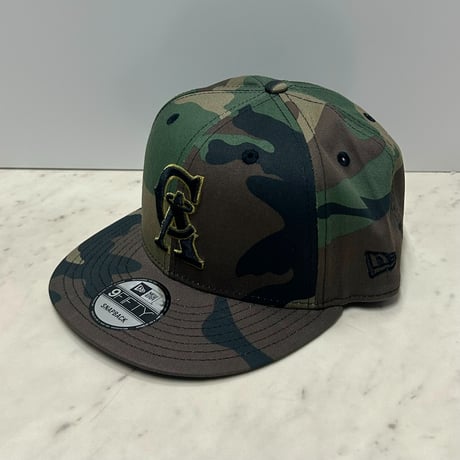 USA限定 9FIFTY ニューエラ MLB カリフォルニア エンゼルス California Angels スナップバックキャップ 迷彩 (950-292)