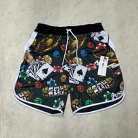 米国シカゴ発 Gunzinii ガンジーニ GUNZINII High Roller Shorts メッシュ ショートパンツ 総柄 (SJNS32)