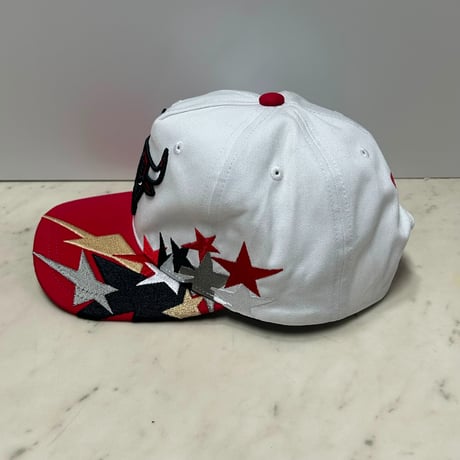 USA仕様 Mitchell and Ness シカゴ ブルス Bulls Shooting Stars Caddy Fit キャップ (MNC3)