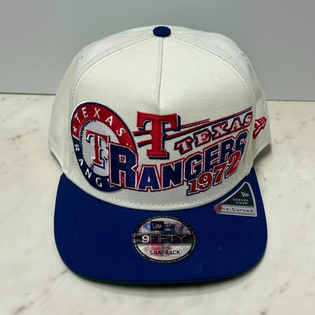 USA仕様 ニューエラ MLB 9Fifty Aフレーム Rangers テキサス レンジャーズ Vintage Logo キャップ (950-289)