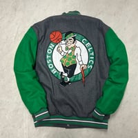 USA限定 JHデザイン NBA ボストン セルティックス Celtics リバーシブル スタジアムジャンパー スタジャン (JH-34)