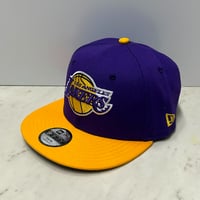 YOUTH 米国仕様 9FIFTY NEWERA ニューエラ NBA ロサンゼルス レイカーズ LA Lakers キャップ (950-283)