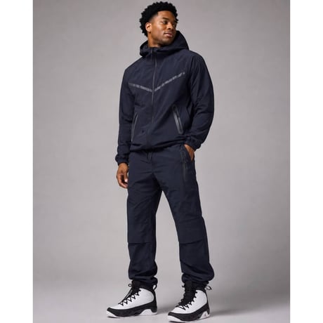 米国発 REPUBLIC Collection リパブリック コレクション Nylon Tech ナイロン テック セットアップ 黒 (SET53)