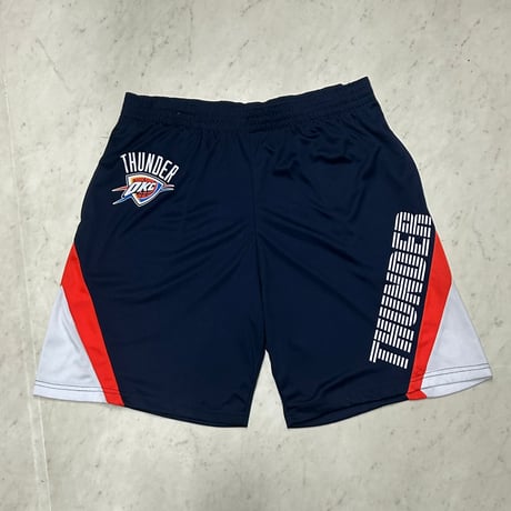 米国仕様 UNK オクラホマシティ サンダー OKC Thunder NBA バスパン Basketball Shorts