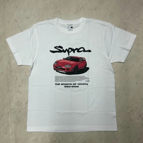 JAPANデザイン TOYOTA トヨタ SUPRA スープラ 半袖Tシャツ スポーツカー (JPN-T65)