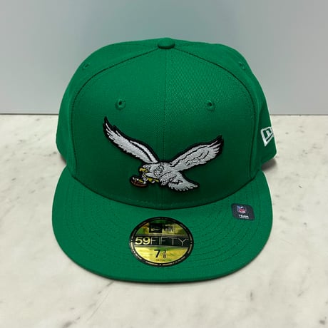 米国仕様 NEWERA 59FIFTY ニューエラ NFL イーグルス PHI EAGLES 旧ロゴ Throwback (25-6)