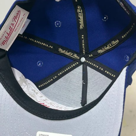 USA仕様 Mitchell and Ness ロサンゼルス ドジャース LA Dodgers Baseline Pro Pinch キャップ (MNC9)