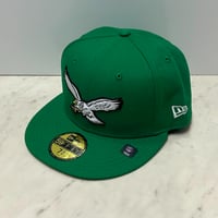 米国仕様 NEWERA 59FIFTY ニューエラ NFL イーグルス PHI EAGLES 旧ロゴ Throwback (25-6)