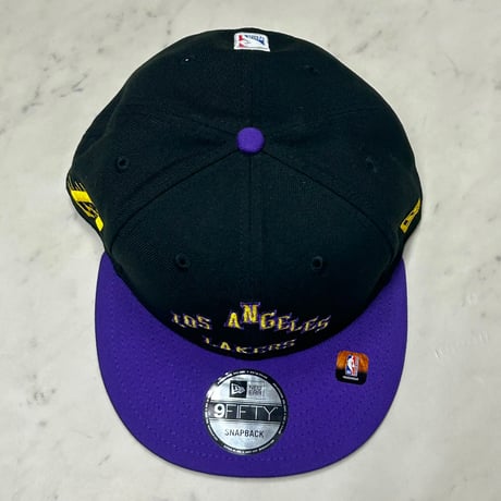 USA仕様 9FIFTY NEWERA ニューエラ NBA ロサンゼルス レイカーズ LA Lakers City Edition キャップ (950-287)