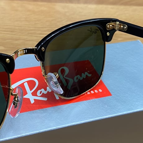 Ray-Ban レイバン CLUBMASTER CLASSIC クラブマスター イタリア製 RB3016 ブラック ゴールド (0RB26)