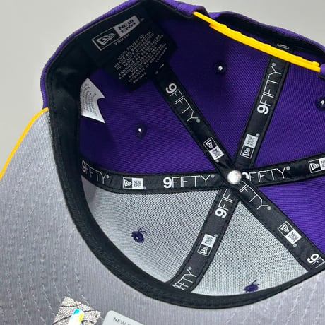 YOUTH 米国仕様 9FIFTY NEWERA ニューエラ NBA ロサンゼルス レイカーズ LA Lakers キャップ (950-283)