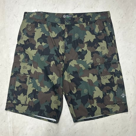 【W44】 米国ブランド LRG エルアールジー Camo Army Cargo Shorts 迷彩 モノグラム カーゴ ショートパンツ (SJNS69)