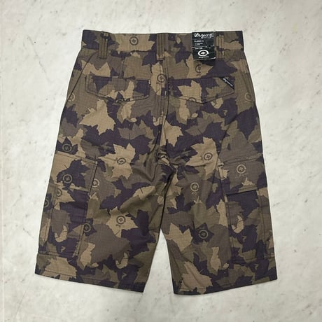 米国ブランド LRG エルアールジー Camo Army Cargo Shorts 迷彩 モノグラム カーゴ ショートパンツ (SJNS70)