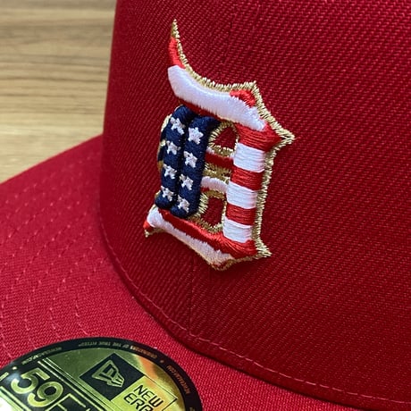 独立記念日モデル NEWERA ニューエラ 59FIFTY デトロイト タイガース Detroit Tigers 赤 (10-13)
