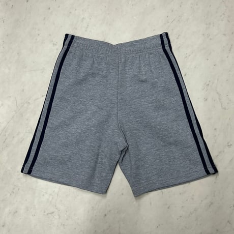 米国仕様 Adidas アディダス エッセンシャル 3ストライプ スウェット ショートパンツ グレー GYM Shorts