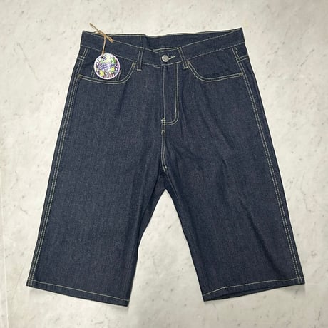 Gino Green Global ジーノグリーングローバル 9Rhinestone Denim Shorts デニム ショートパンツ (SJNS86)