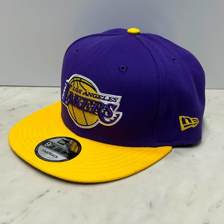 USA仕様 9FIFTY NEWERA ニューエラ NBA ロサンゼルス レイカーズ LA Lakers スナップバックキャップ (950-285)