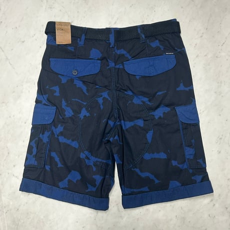 ROCAWEAR ロカウェア 5BORO CAMO オリジナル迷彩柄 カーゴ ショートパンツ ベルト付き (SJNS78)