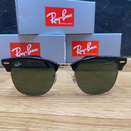 Ray-Ban レイバン CLUBMASTER クラブマスター イタリア製 RB3016 エボニィ ゴールド (0RB25)