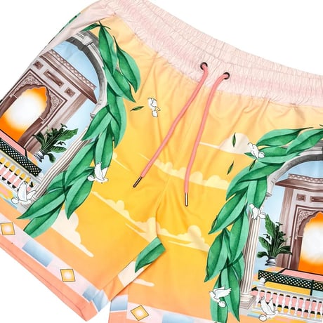 米国発 Civilized シヴィライズド Maison Blanche 半袖シャツ ショートパンツ セットアップ (SET4)
