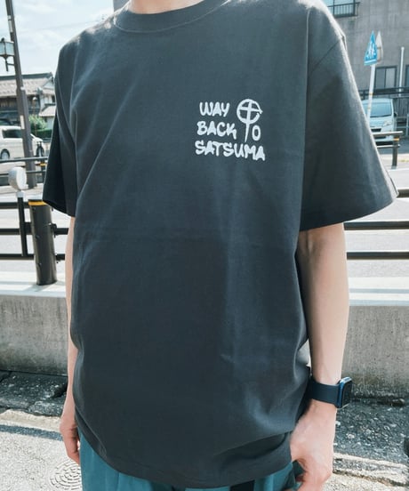 Way Back To Satsuma Tシャツ(スミ×ホワイト)